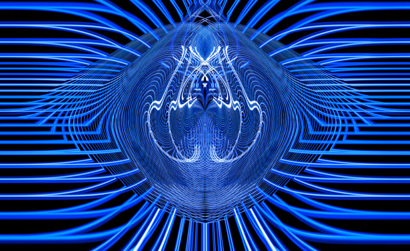 A bold and dynamic Fine Art Photography print created through light painting, where electrifying patterns of light surge across the composition. Using the same technique as in LP, this piece pushes motion and intensity to the extreme, embracing spontaneity while maintaining a sense of balance. While the restless energy of flowing light dominates, the deep blue hues introduce a calming contrast, making the artwork both striking and unexpectedly harmonious. Available as a Diasec TruLife® Acrylic Fine Art Print or a Lumachrome® TruLife® Acrylic Fine Art Print, both offering exceptional archival quality, depth, and UV protection.